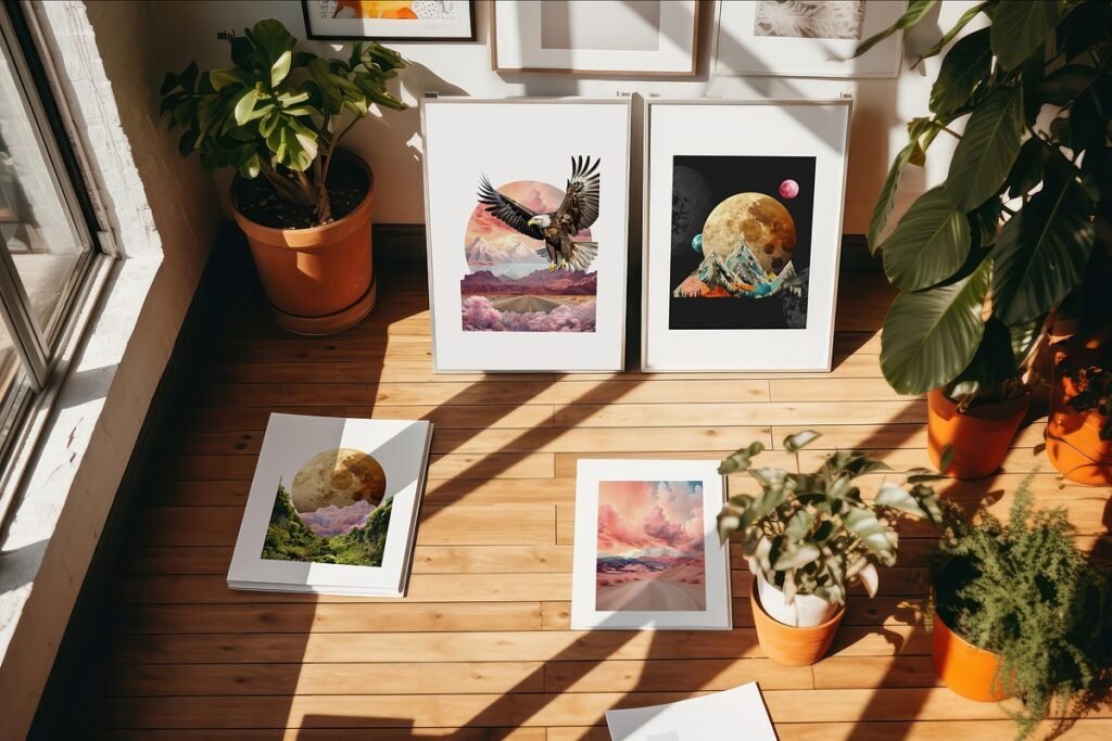 Landscape collage creator kit