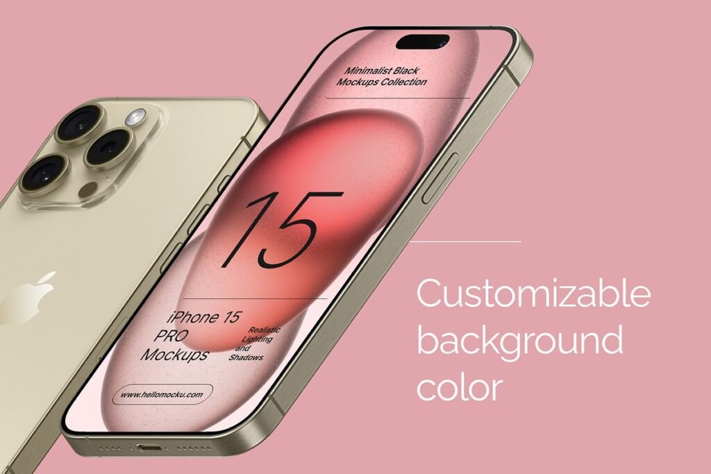 iPhone PRO 15 Mockup Collection