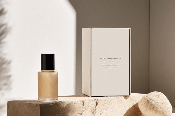 The Minimalistic Cosmetic Bottle Mockup