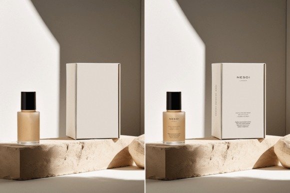 The Minimalistic Cosmetic Bottle Mockup