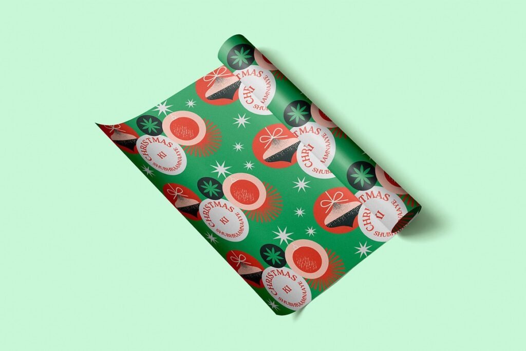 Gift Wrapping Paper Mockups