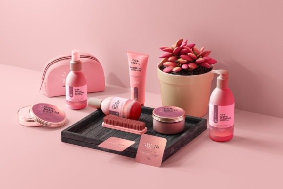 Cosmetic Packaging Mockup Scenes