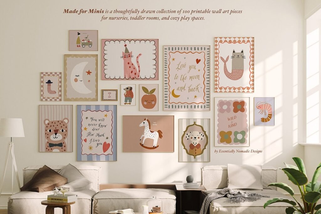 Nursery Prints Made for Minis