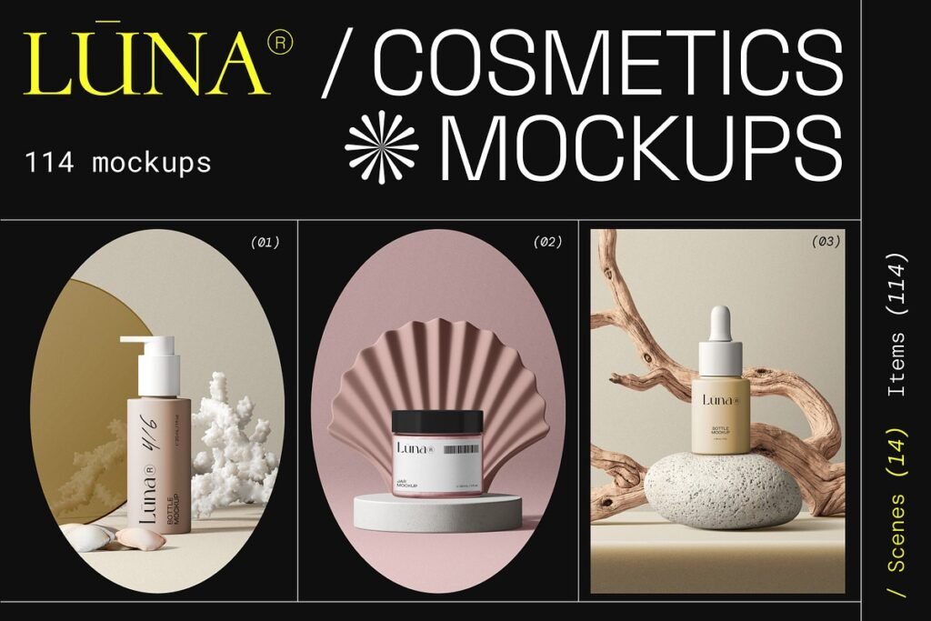 (114) Cosmetics mockups
