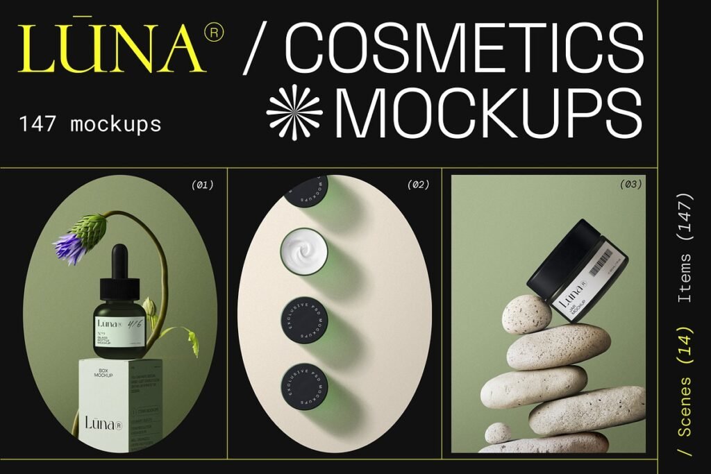 (147) Cosmetics mockups