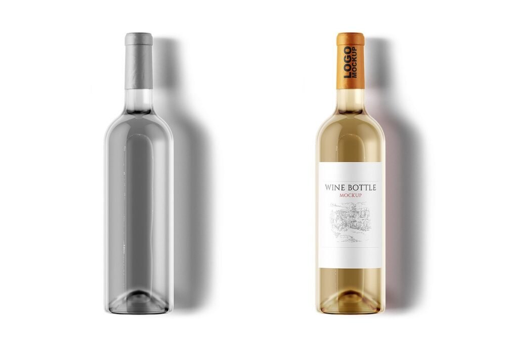 Wine Bottle Mockup