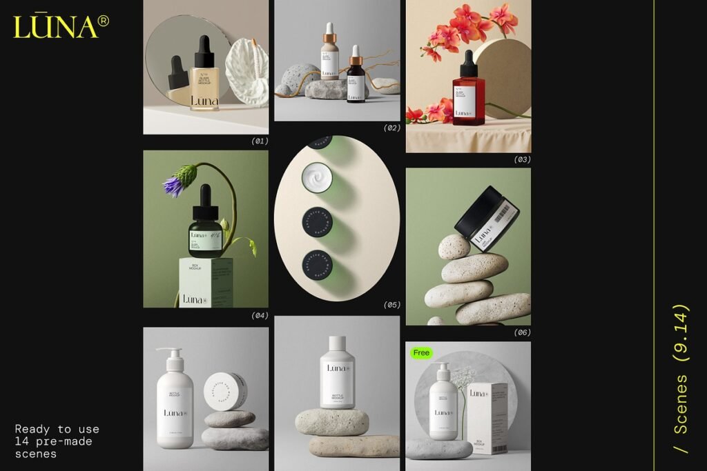 (147) Cosmetics mockups