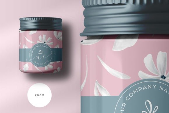 Cosmetic and Box Packaging Mockup