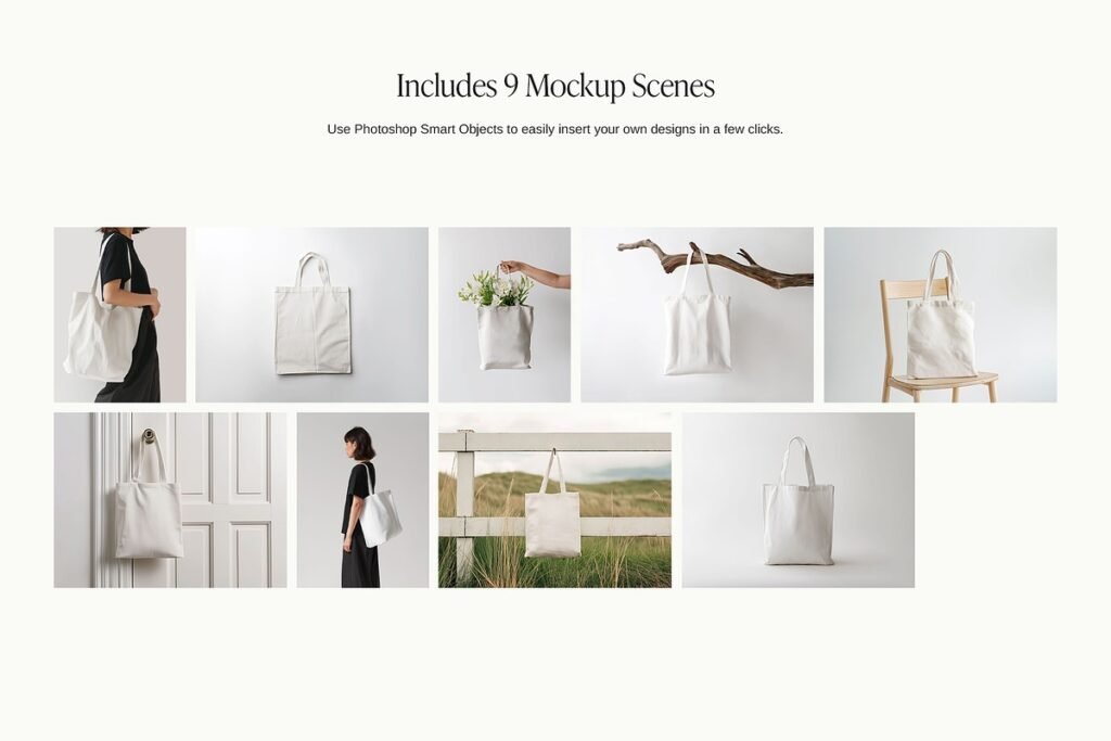 Tote Bag Mockup Bundle