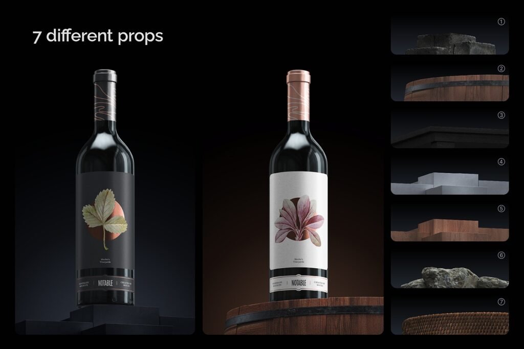 The wine creator Bordeaux bottle