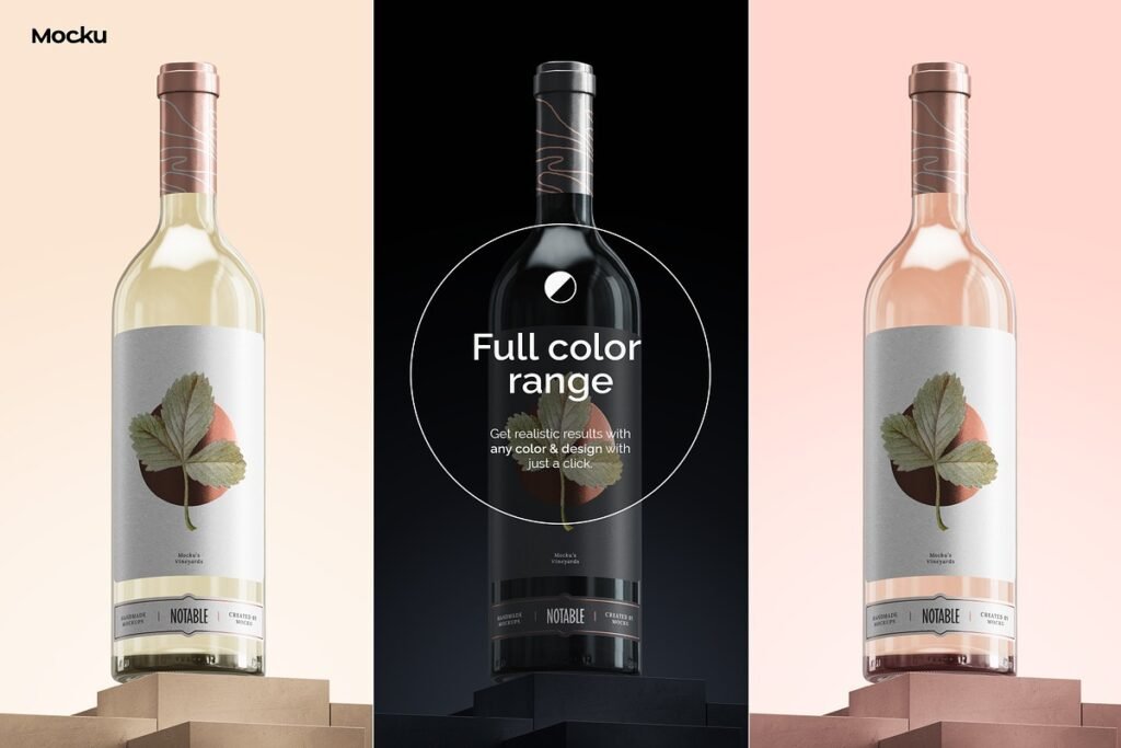 The wine creator Bordeaux bottle