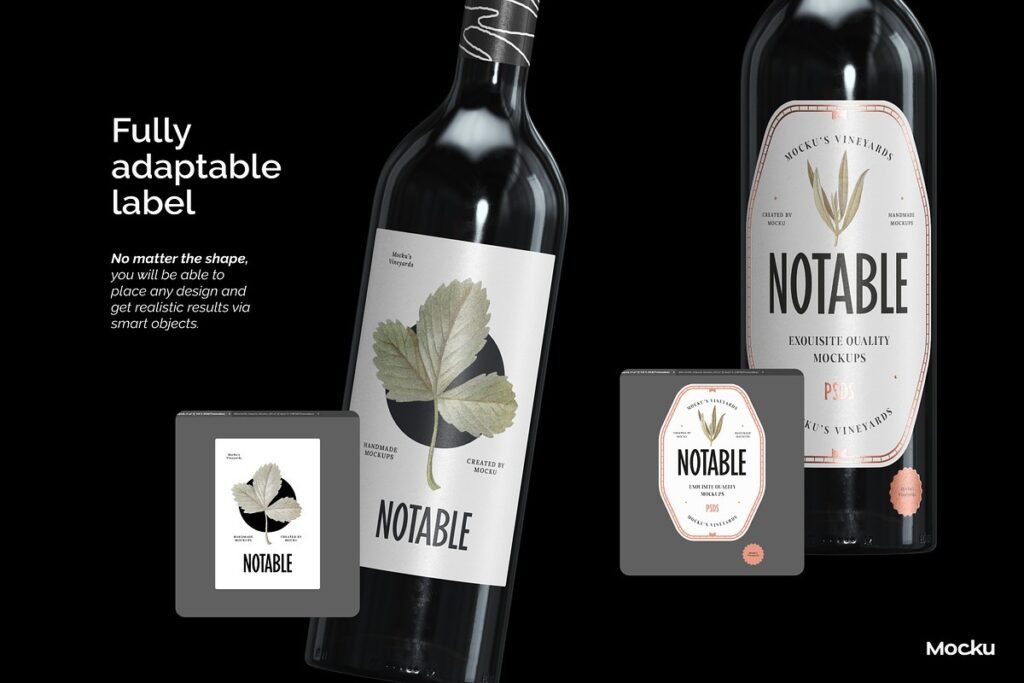 The wine creator Bordeaux bottle