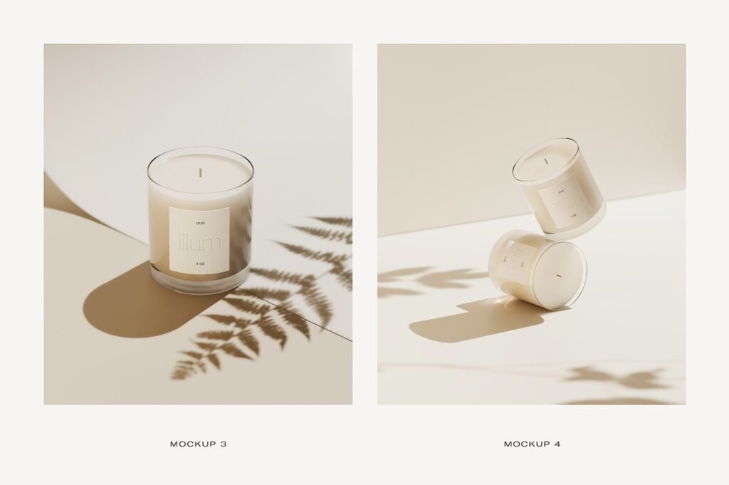 Candle Label Mockup
Set