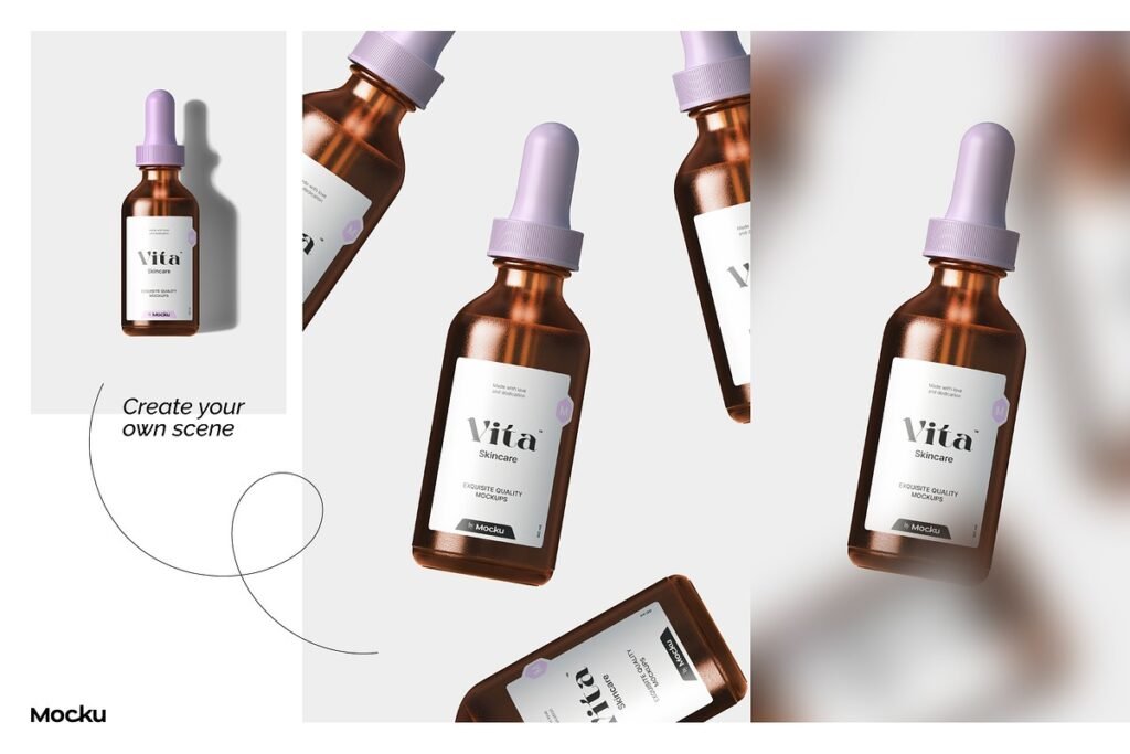 Cosmetic dropper bundle