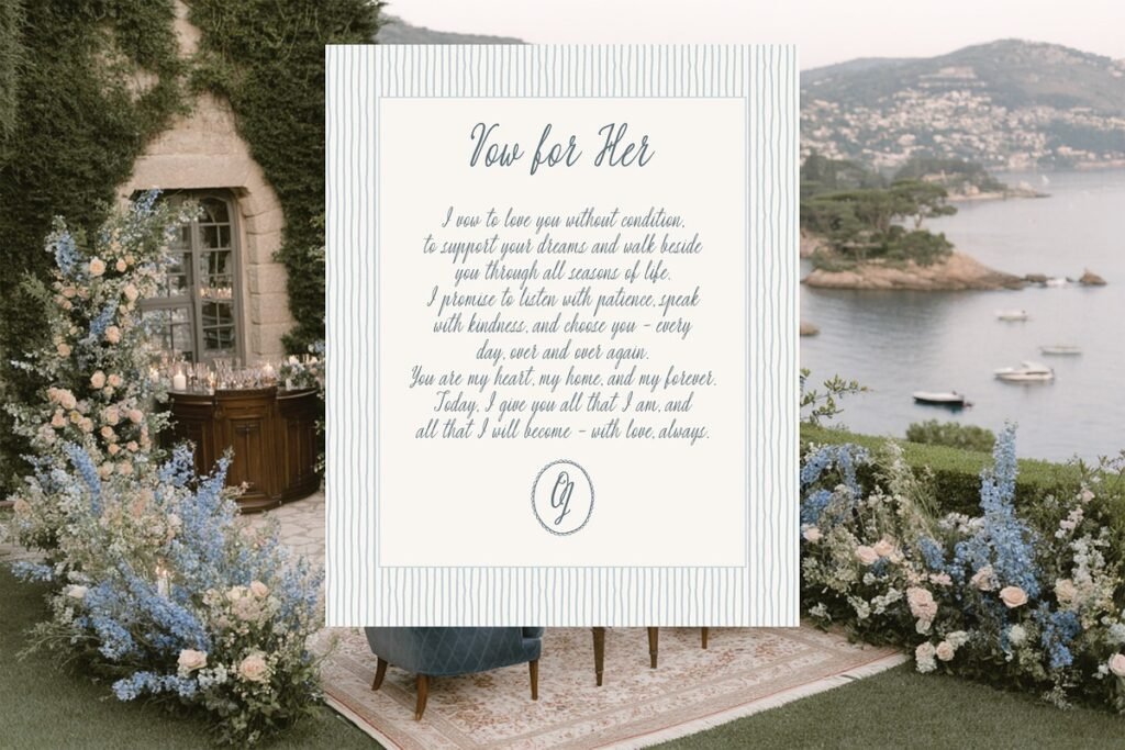 Rue Margot Elegant Wedding Script