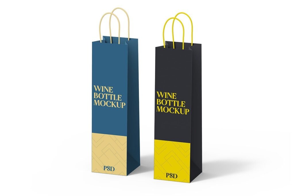 Wine Bottle Mockup