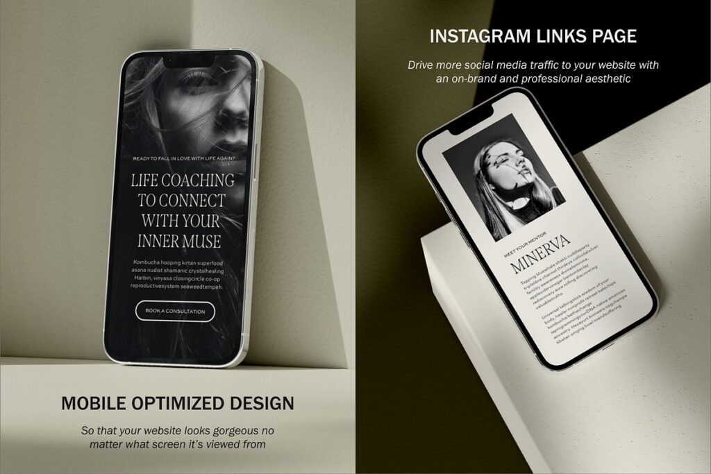 Website Template Squarespace