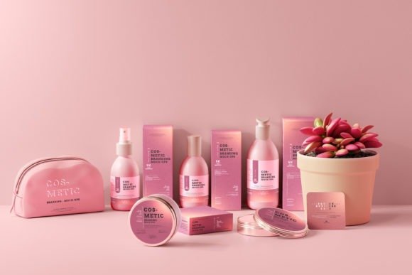 Cosmetic Packaging Mockup Scenes