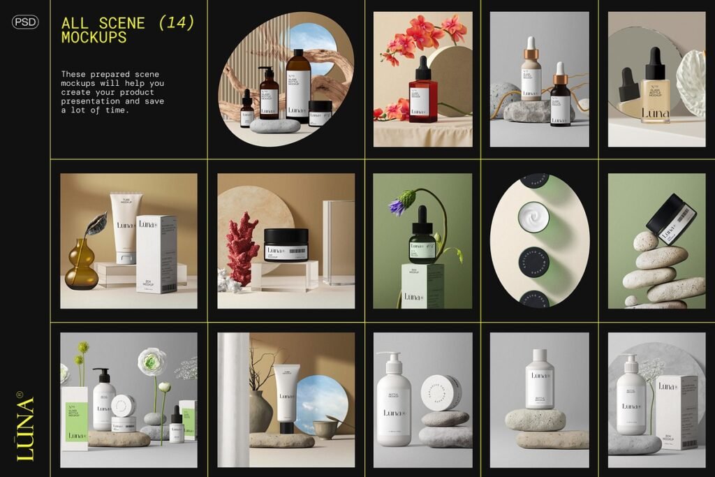 (147) Cosmetics mockups