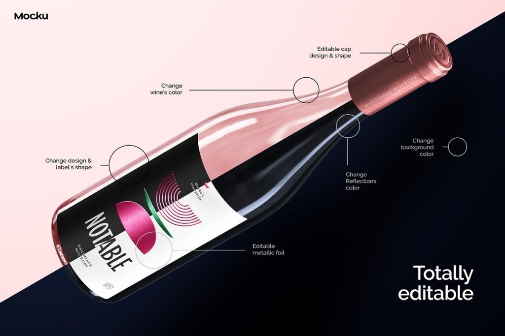 The Wine Creator Burgundy bottle