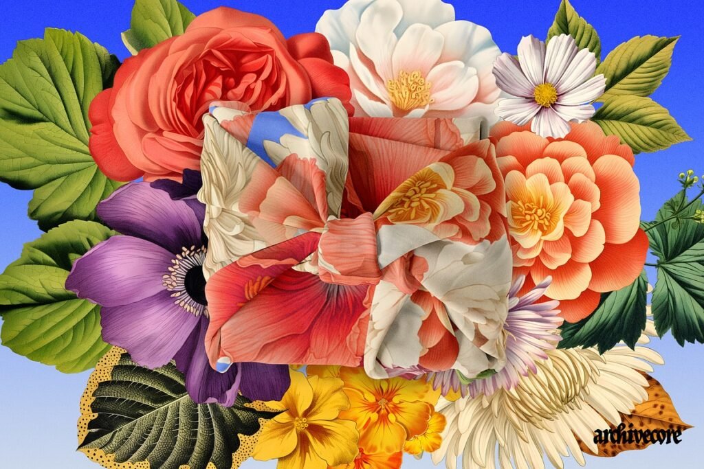 BOOK OF FLOWERS Clipart