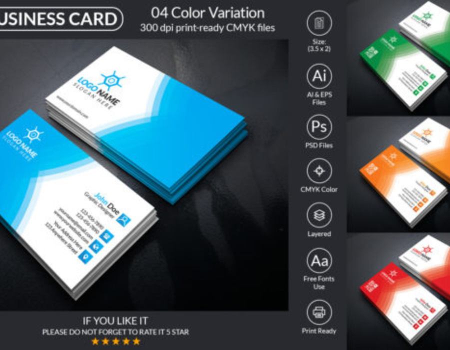 Unique Modern Business Card Design