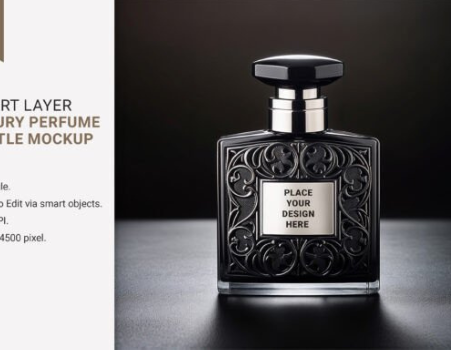 Luxury Perfume Bottle Mockup
