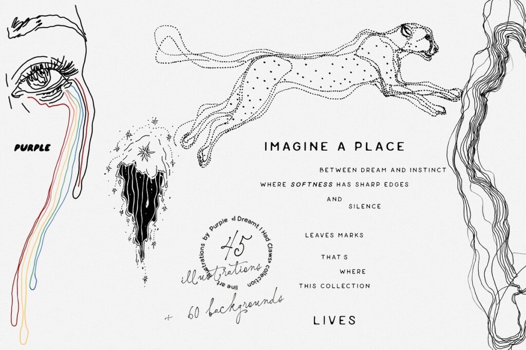 Surreal Illustrations Backgrounds