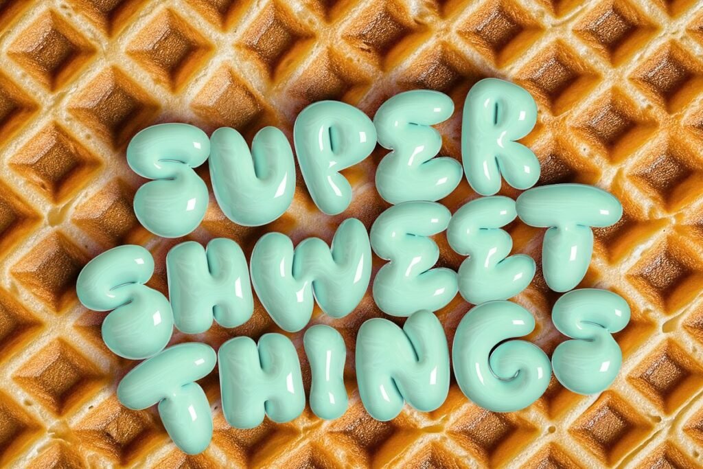 Pink Sugar Letters and SVG Font