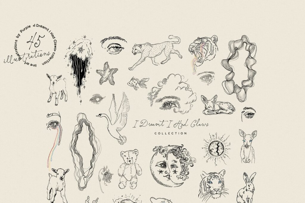 Surreal Illustrations Backgrounds