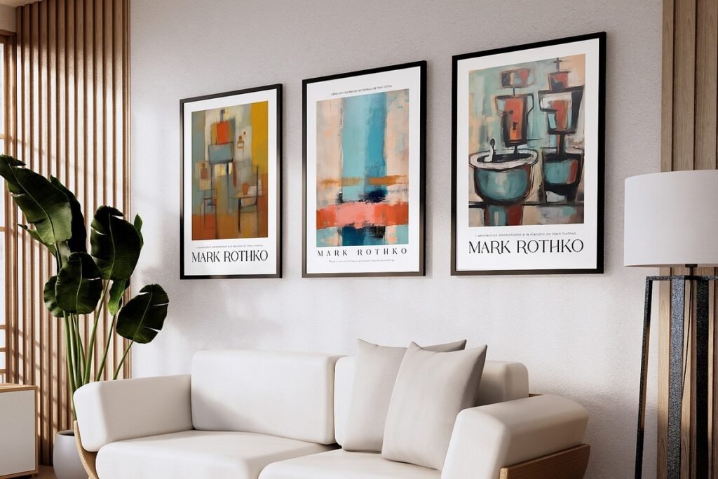 Art Poster Inspired by Mark Rothko