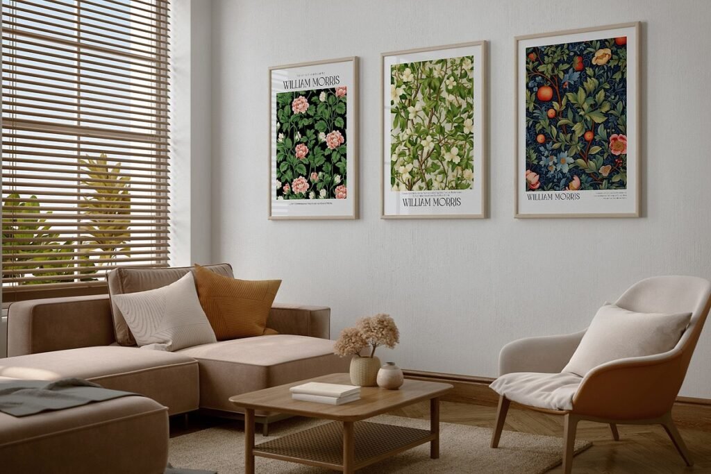 Print Poster William Morris Style