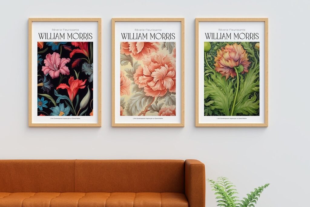 Print Poster William Morris Style