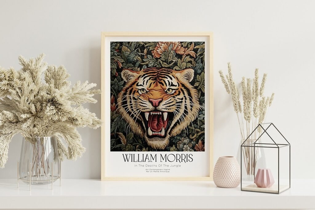 Print Poster William Morris Style