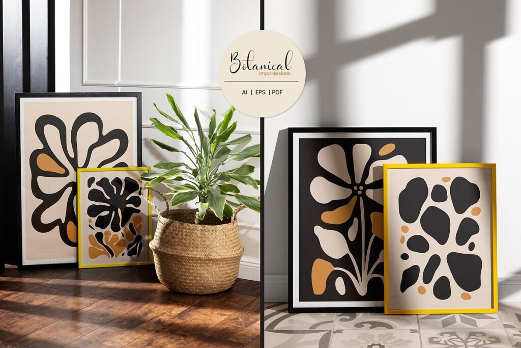 Modern Botanical Harmony Art Print