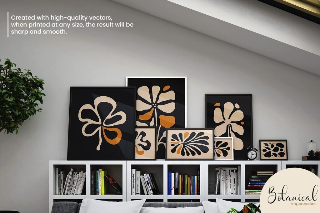 Modern Botanical Harmony Art Print