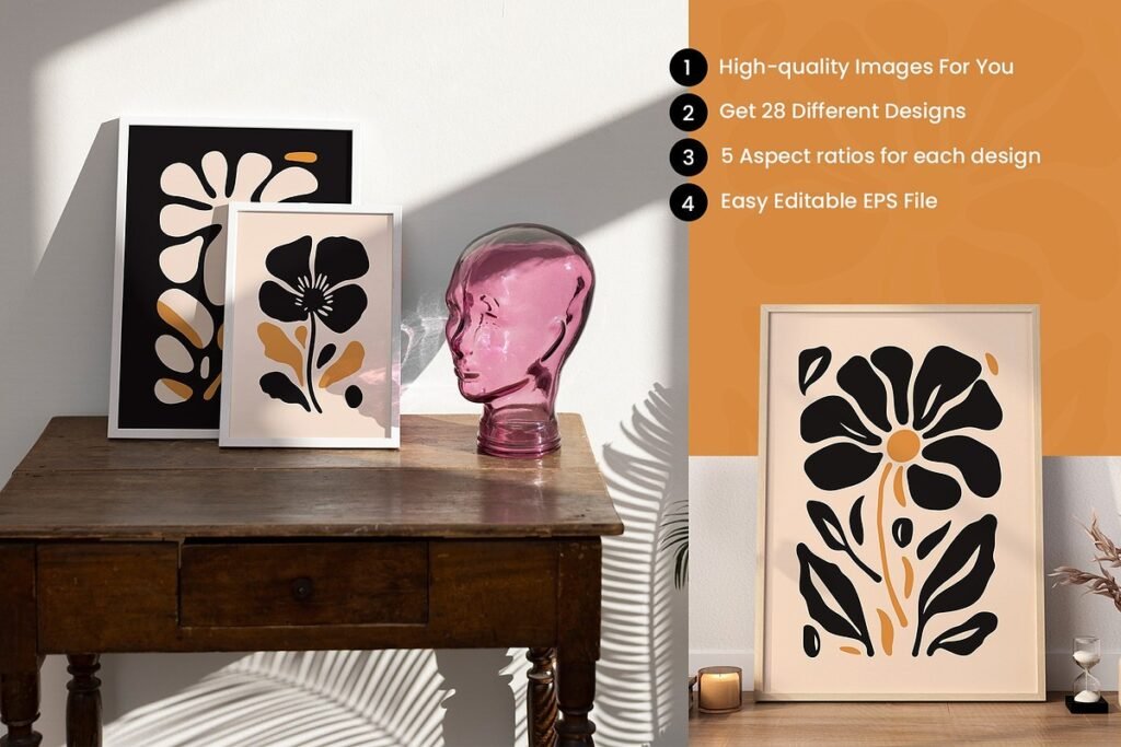 Modern Botanical Harmony Art Print