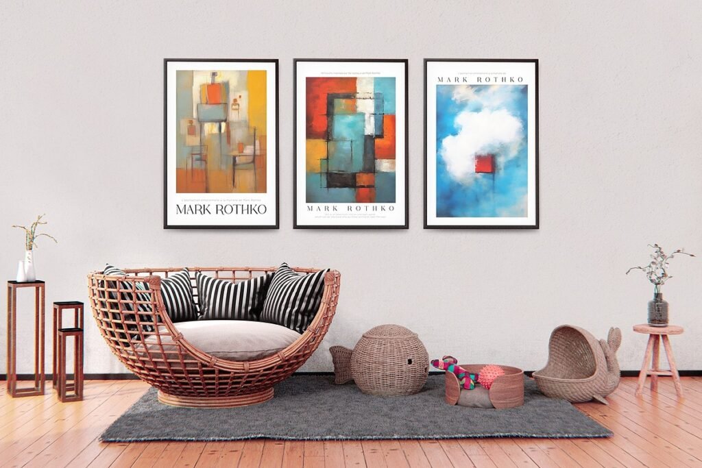 Art Poster Inspired by Mark Rothko