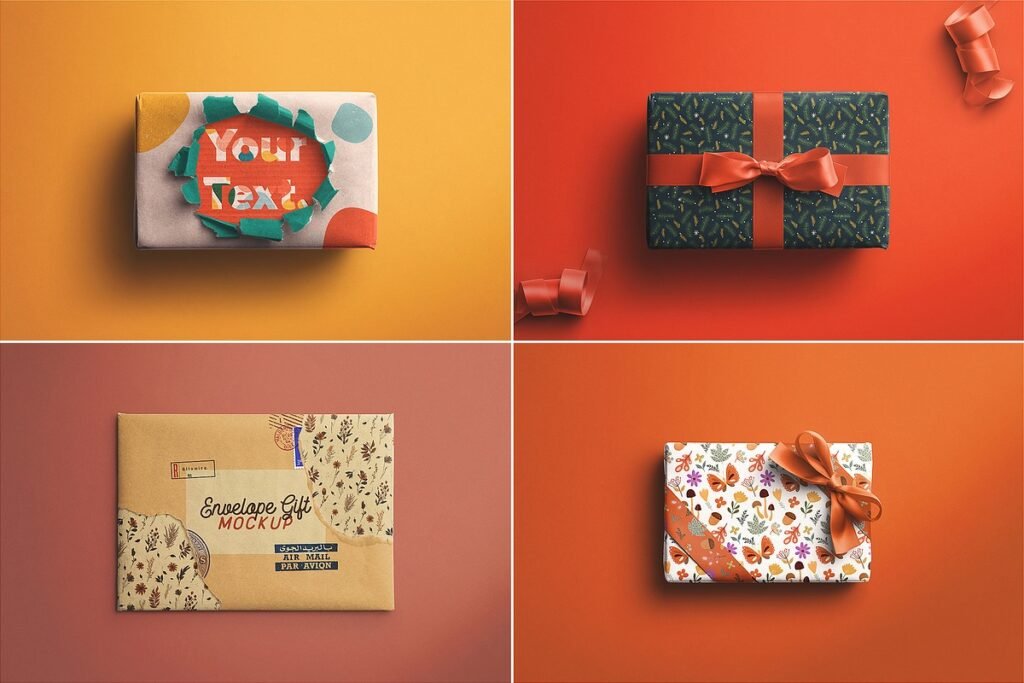 Gift Box Mockups Bundle