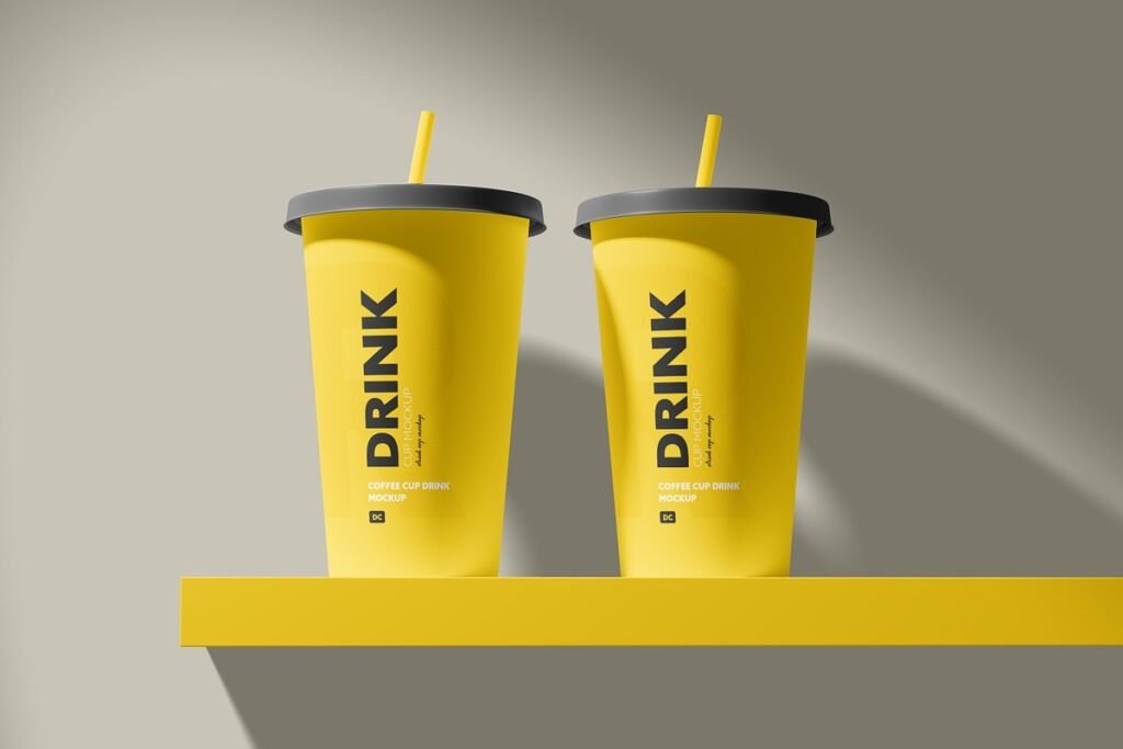 Drink Cup Mockup Set
