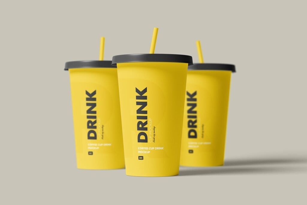 Drink Cup Mockup Set