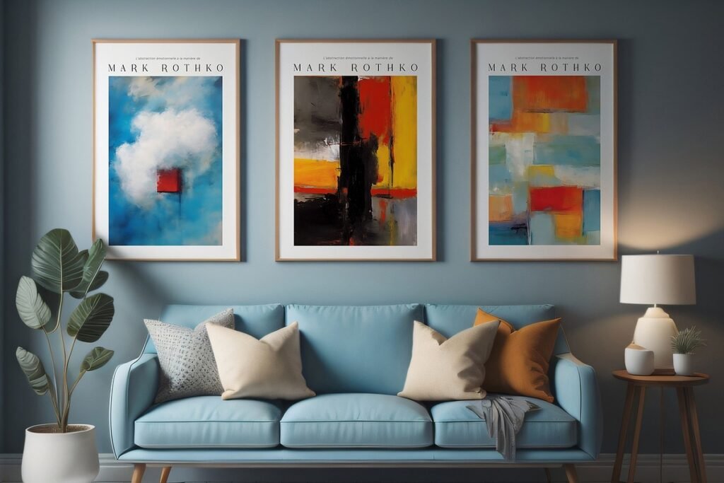 Art Poster Inspired by Mark Rothko