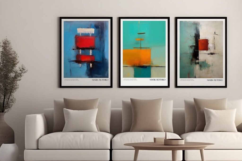 Art Poster Inspired by Mark Rothko