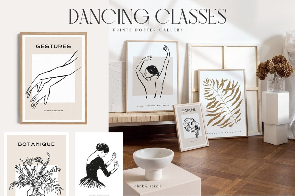 Modern Dance Prints Posters