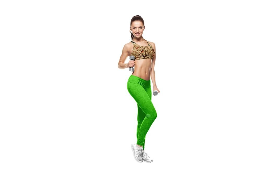 Female Fitness Outfit Mockup