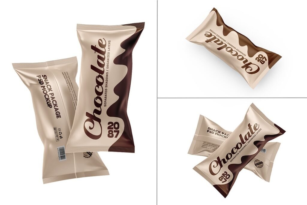 Snack Packaging Mockups