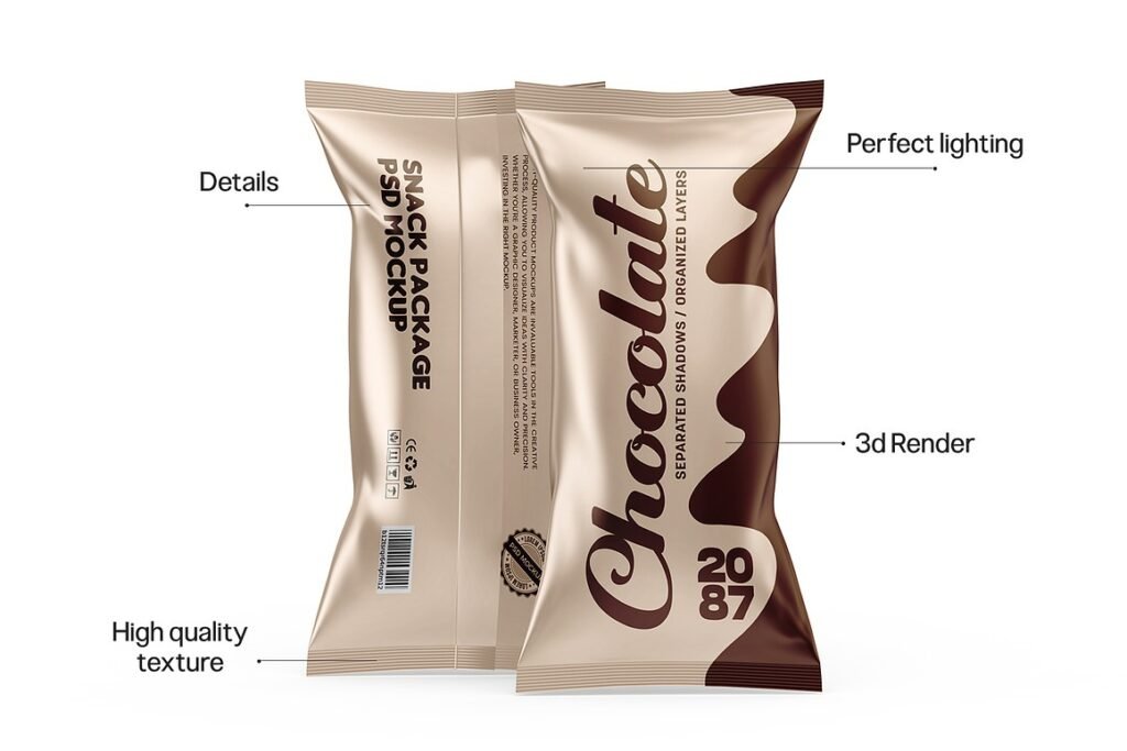 Snack Packaging Mockups
