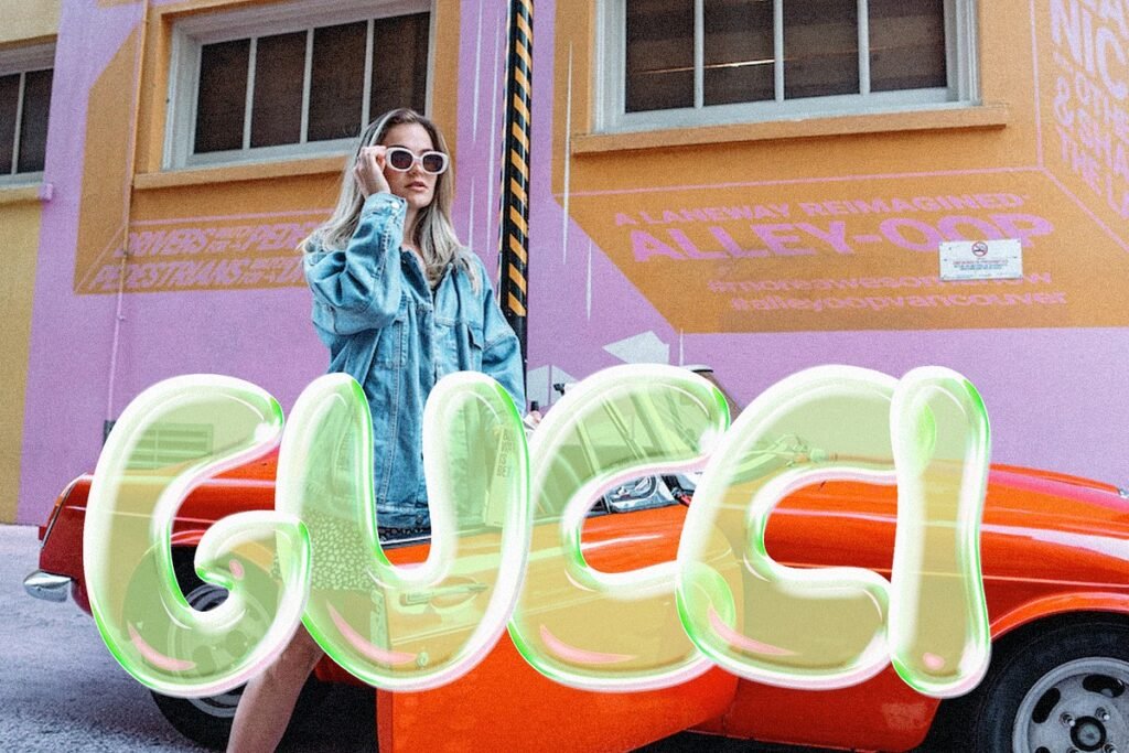 The Days Bubble Letters Font