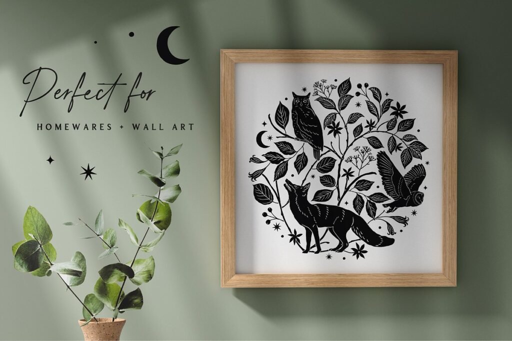 Woodland Shadows Vector Collection