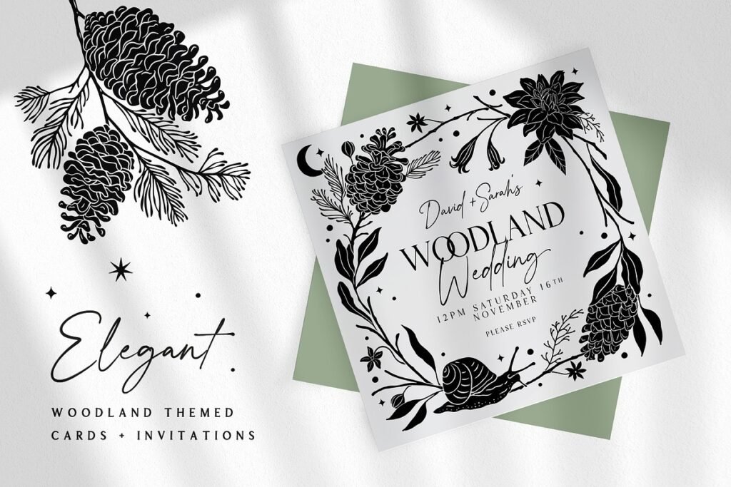 Woodland Shadows Vector Collection